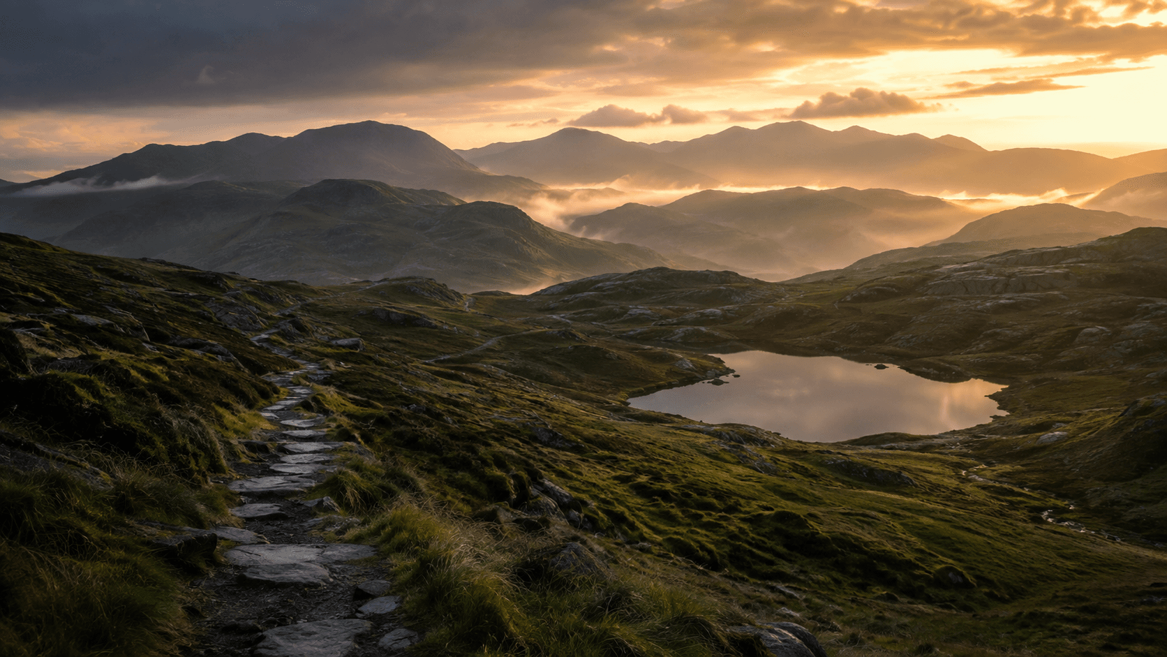 Beinn Eighe mountain trail