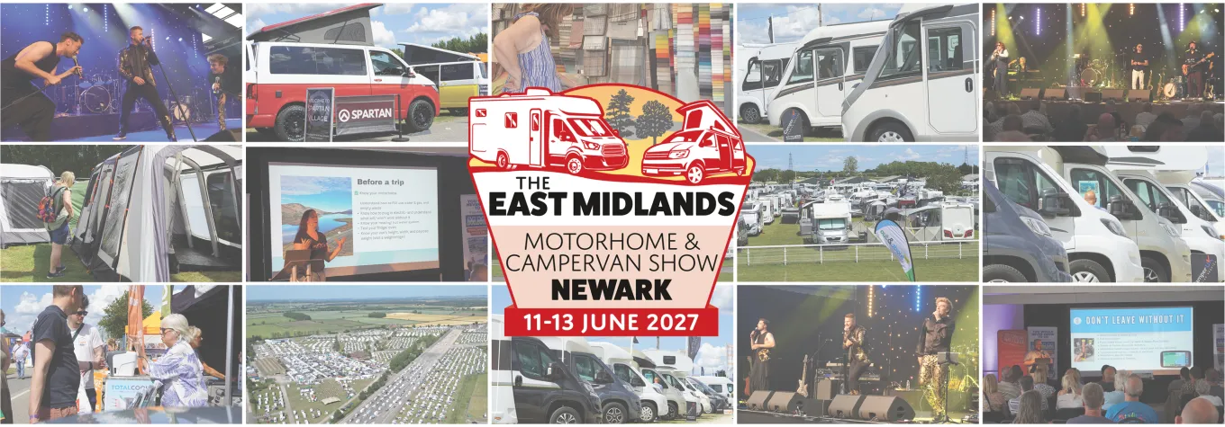 The East Midlands Motorhome & Campervan Show promotional image