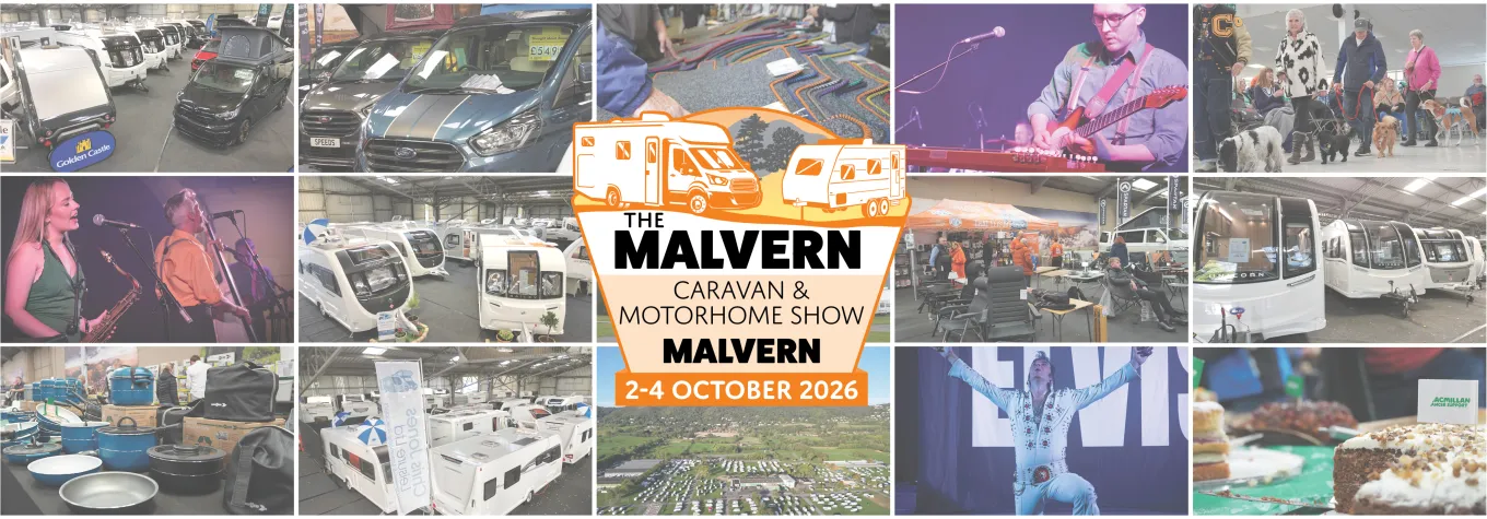 The Malvern Caravan & Motorhome Show promotional image
