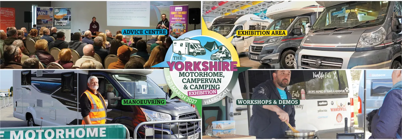 The Yorkshire Motorhome, Campervan & Camping Exhibition promotional image